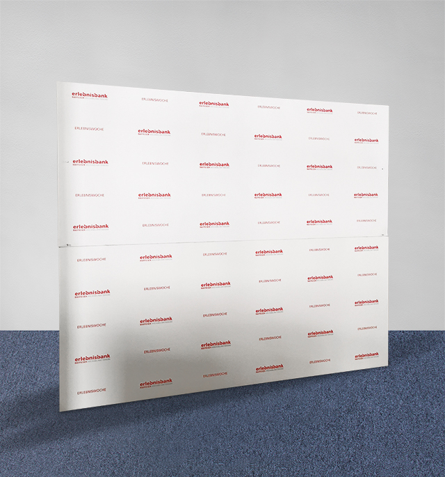Fotowand Pressewand Outdoor XL