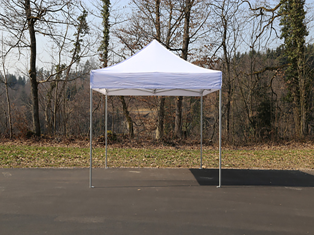 Faltzelt leihen 3×3m weiss